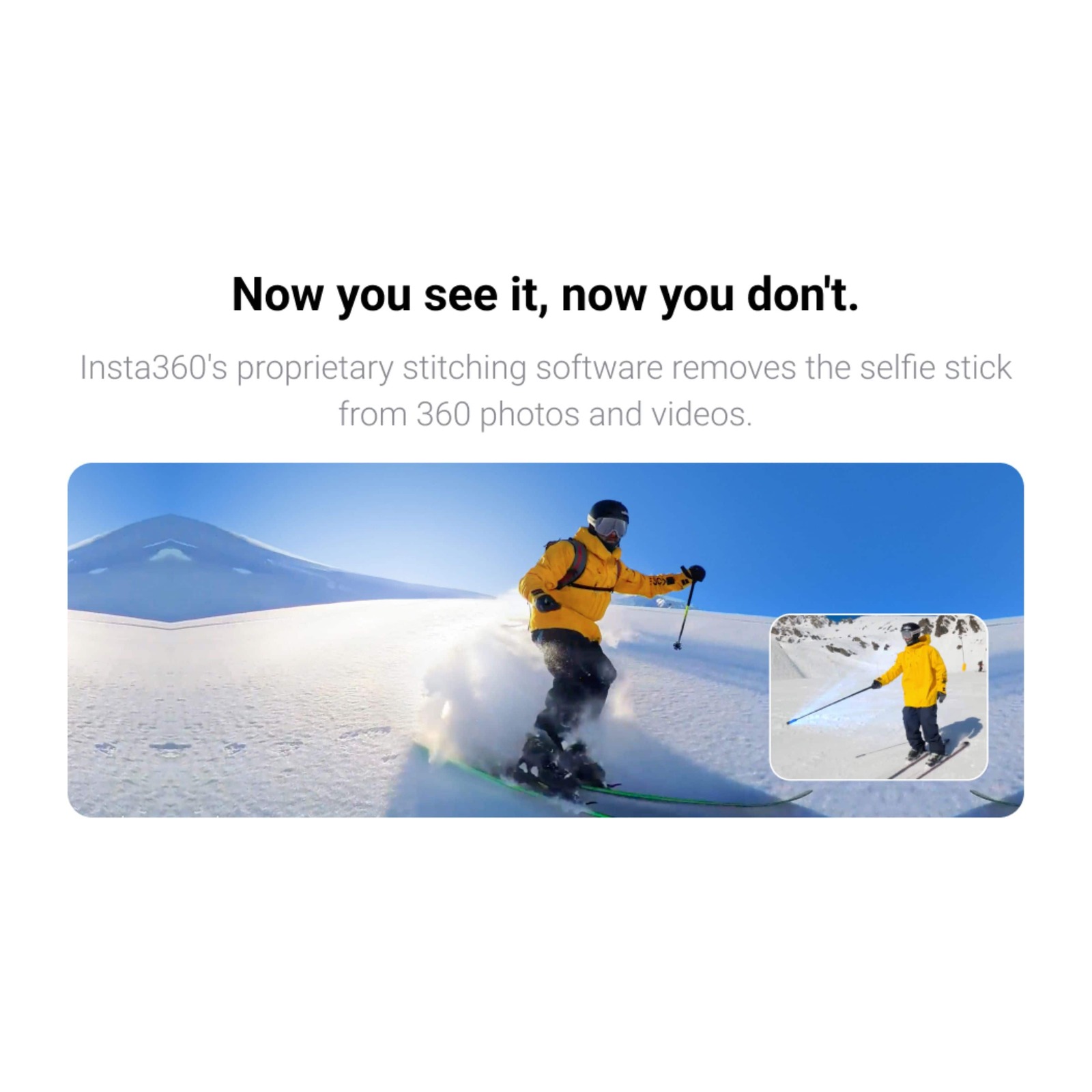 Insta360 Invisible Selfie Stick (114cm) view 6