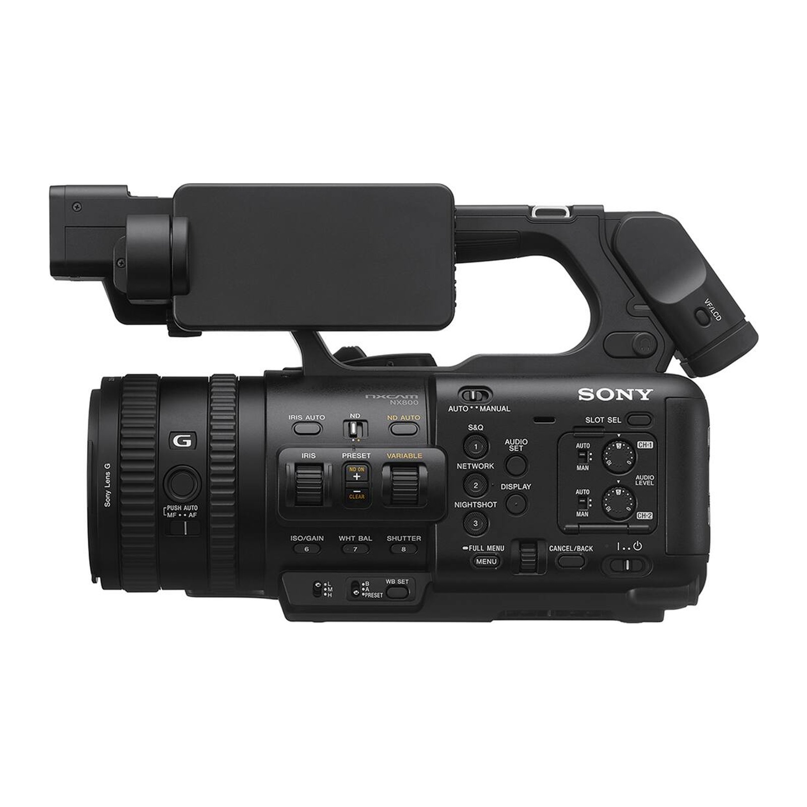 Sony HXR-NX800 Camcorder view 2