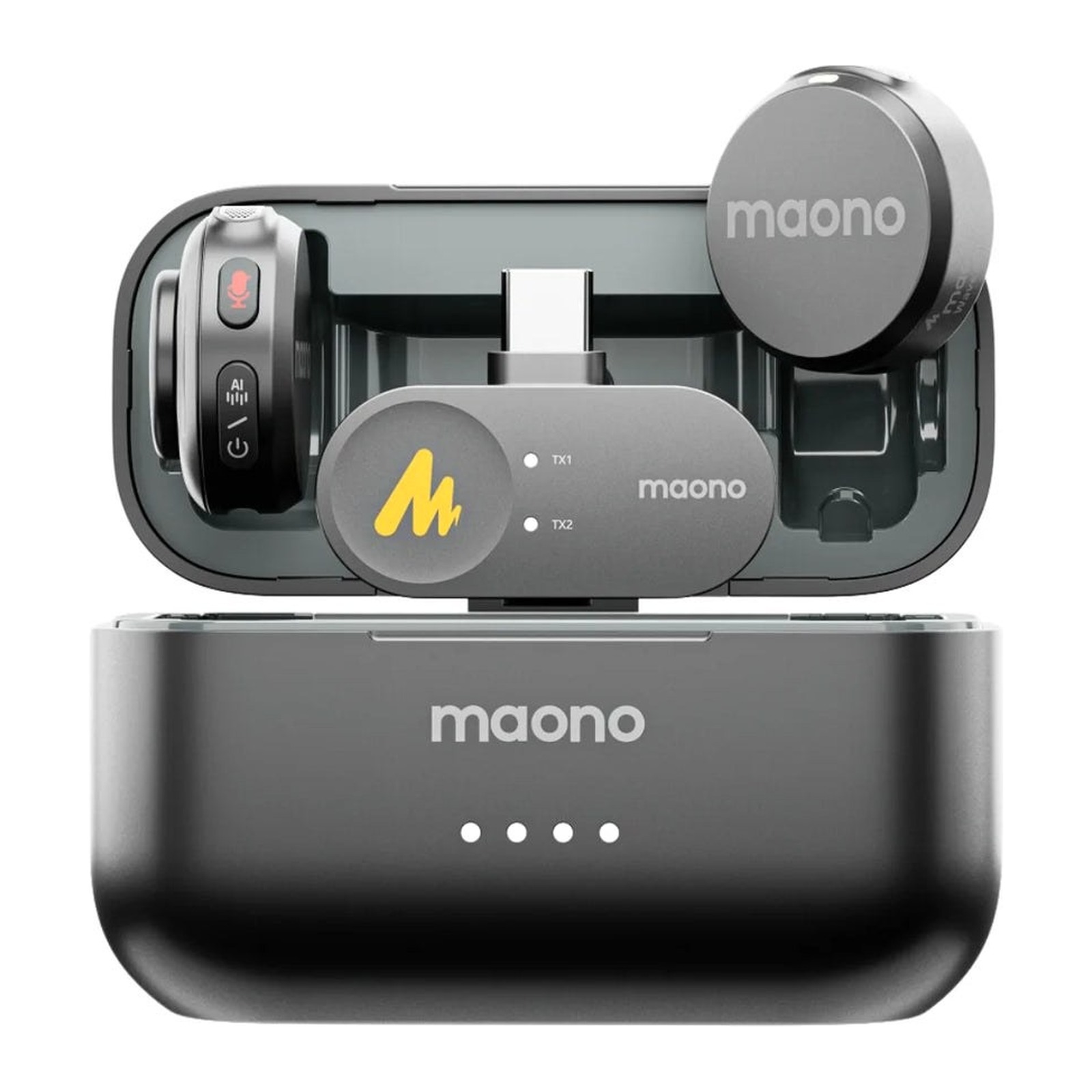 Maono Wave T5 (PA3) Wireless Lavalier Microphone view 2