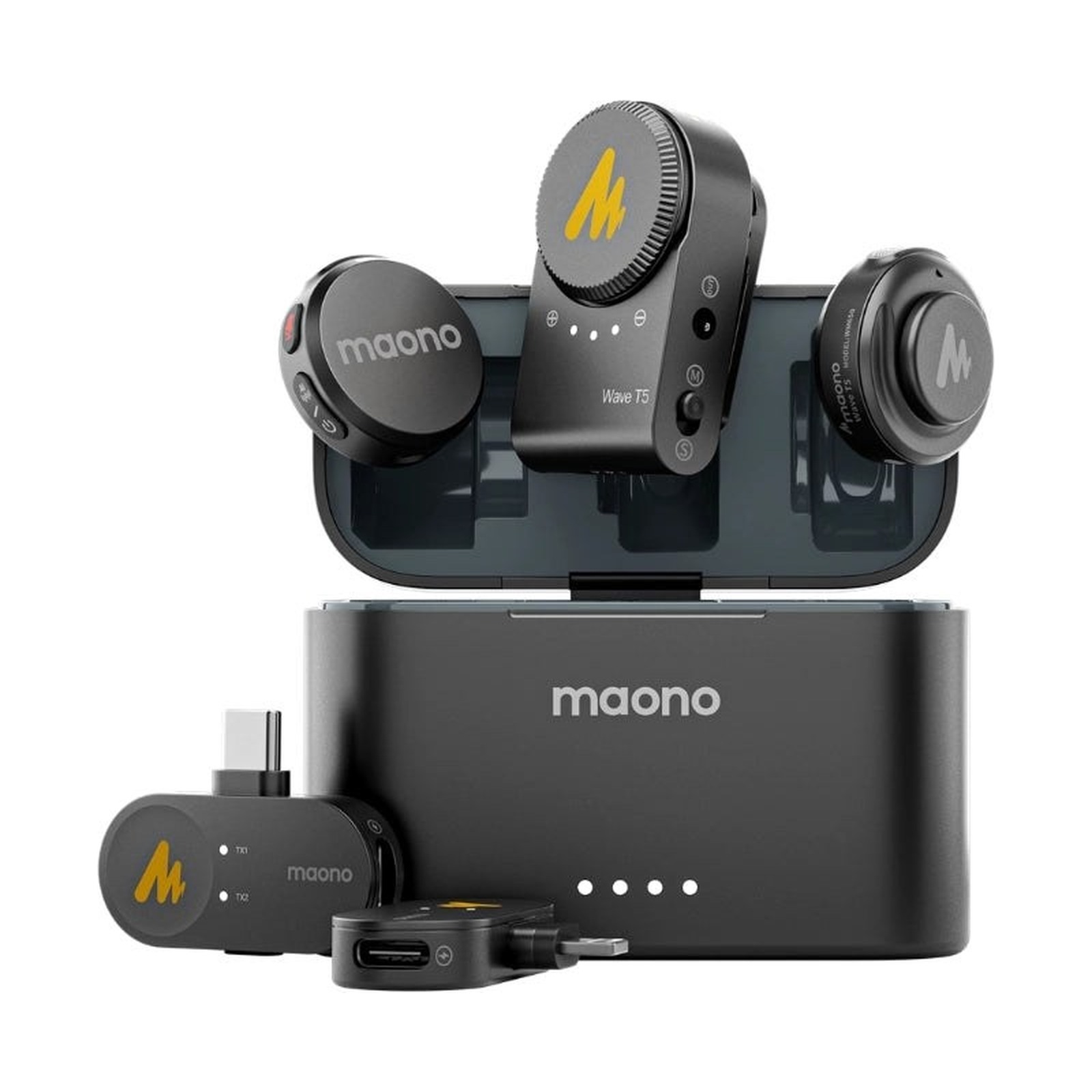 Maono Wave T5 (PA3) Wireless Lavalier Microphone view 4