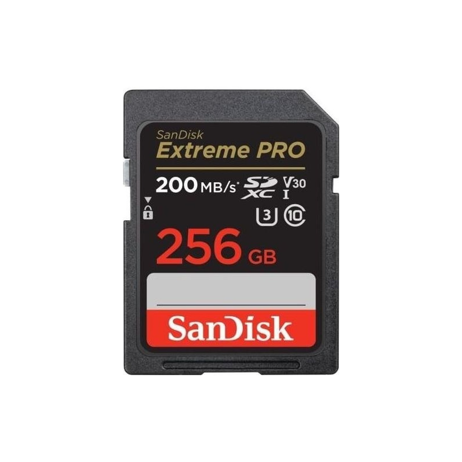 Lexar 256GB SD Card view 2