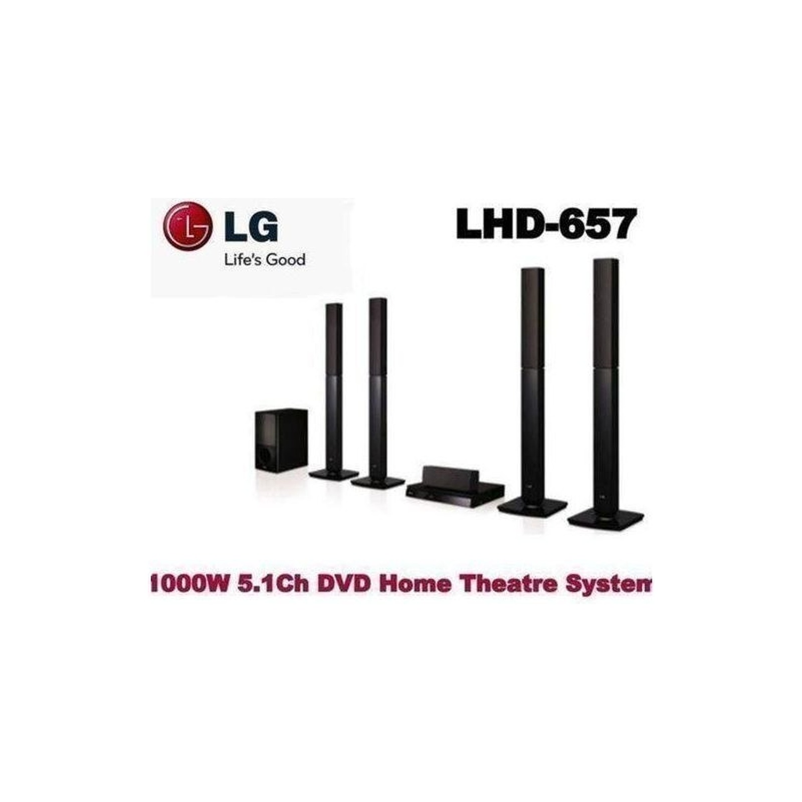 LG LHD457 Bluetooth Home Theatre System view 2