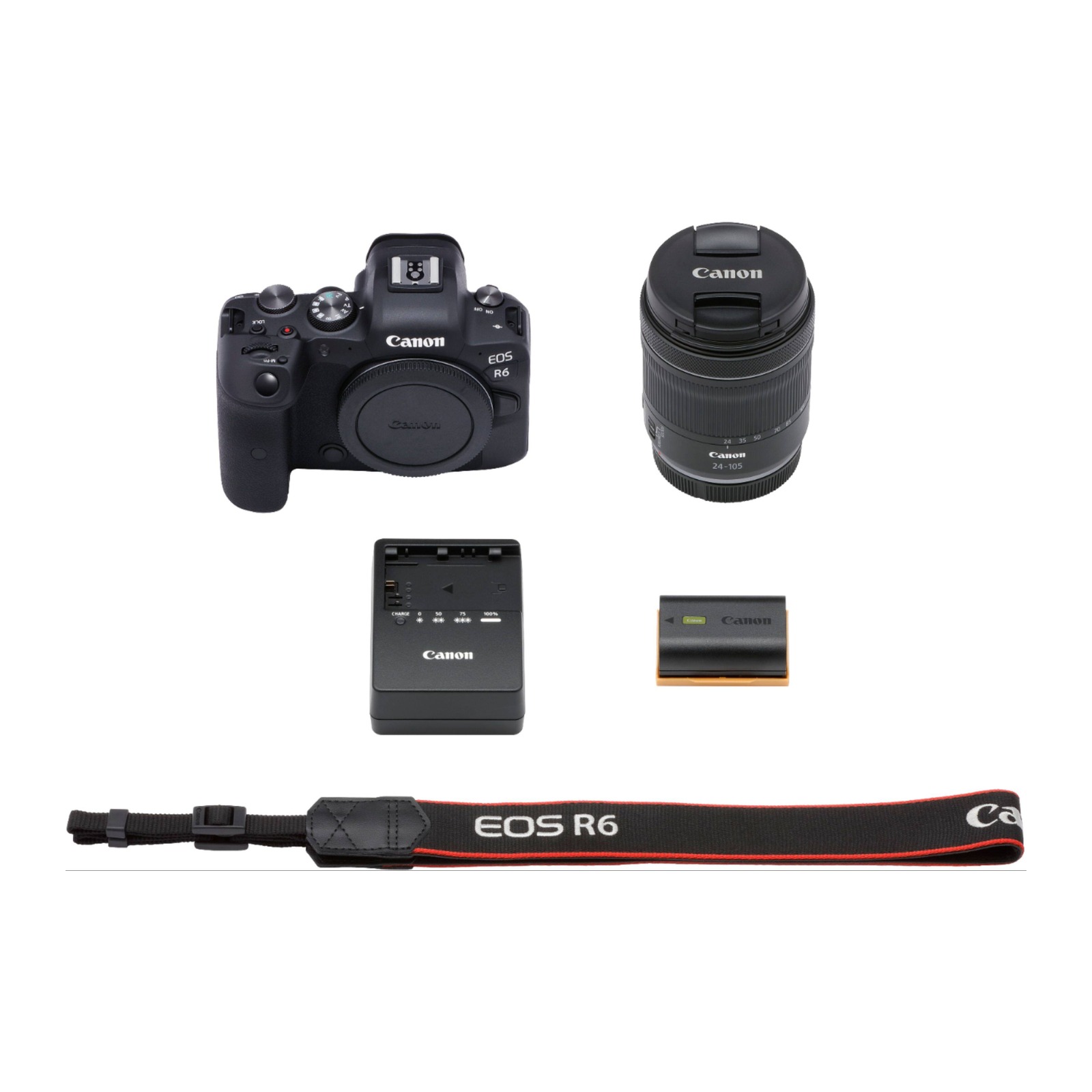 Canon EOS R6 Kit with RF 24-105mm STM view 2